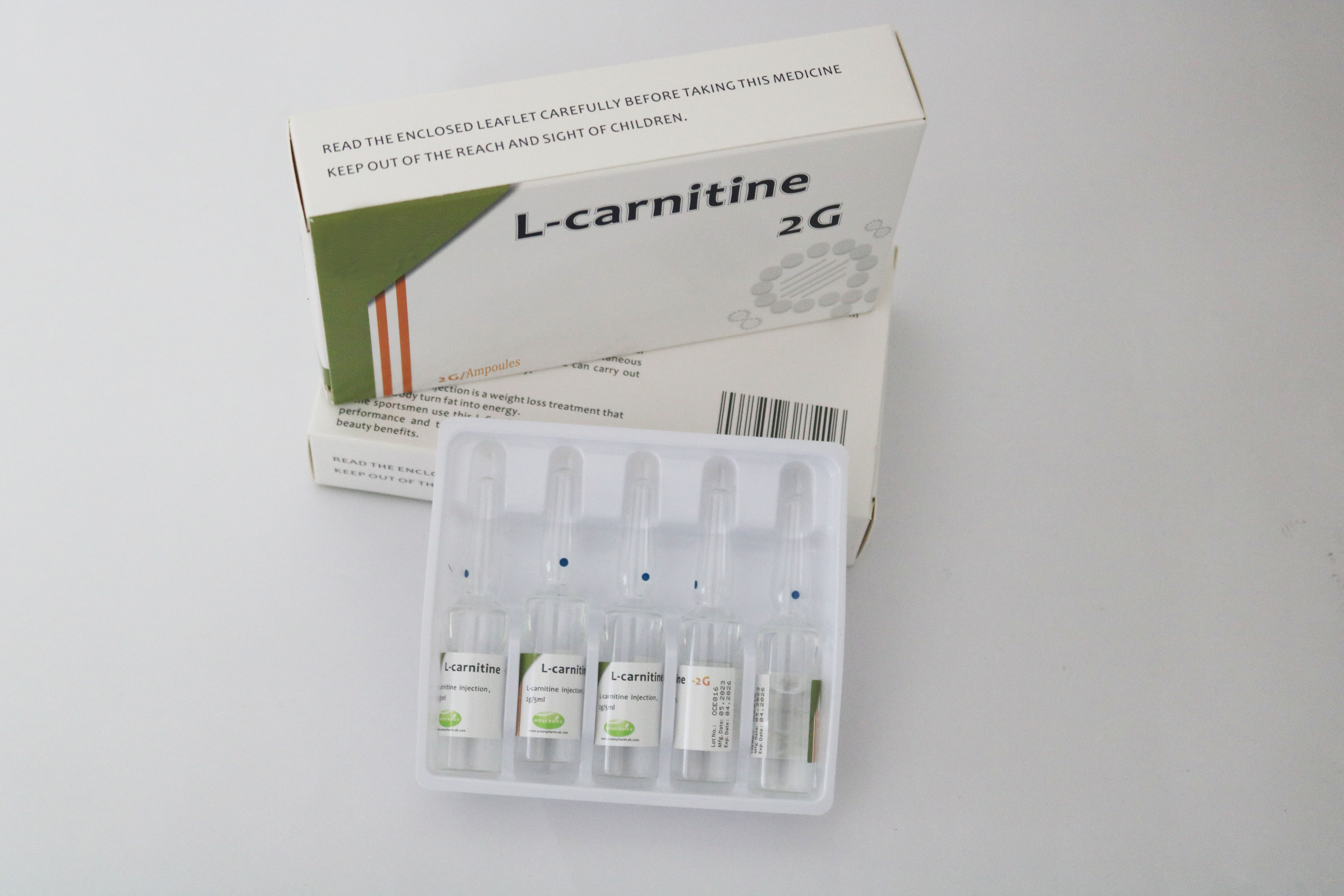 L-carnitine injection 2g Ampoule